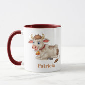 niedliche Kuhliebhaber geben Namen Tasse (Links)