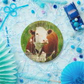 Niedliche Kuhpapierplatte Pappteller (Party)