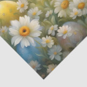 Niedliche Küken auf einer Wiese mit Ostereiern, Vi Seidenpapier (Detail)