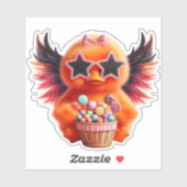 Niedliche Küken Aufkleber (Blatt)