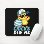 Niedliche Küken Dickicht Ostern 1 Mousepad (Mit Mouse)