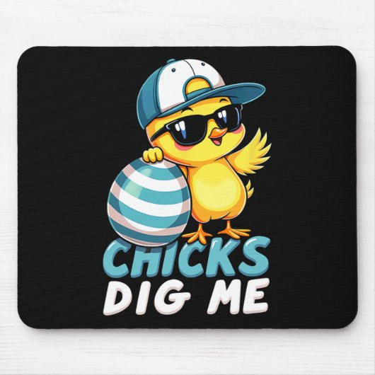 Niedliche Küken Dickicht Ostern 1 Mousepad (Vorne)