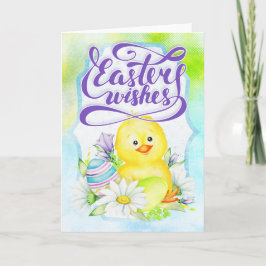 Niedliche Küken - Osterwünsche Feiertagskarte