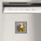 Niedliche Küken und Blume Ostern Magnet (In Situ (Geschirrspüler))