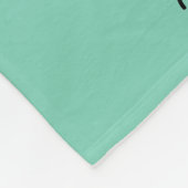 Niedliche kundenspezifische Hamster-Grafik Fleecedecke (Ecke)