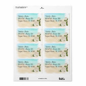 Niedliche, kundenspezifische, helle Adressbezeichn (Vorne)