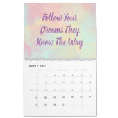 Niedliche kundenspezifische Inspiration Kalender (Mär 2027)