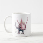 Niedliche Kunst Axolotl Kaffeetasse (Links)