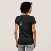Niedliche Kunst-Deko-Blumen 7 T-Shirt (Schwarz voll)