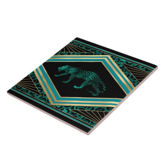Niedliche Kunst Deko Leopard Wohngestaltung Fliese (Seite)