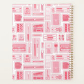 Niedliche Kunst liefert Illustriertes Muster in Ro Planer (Rückseite)