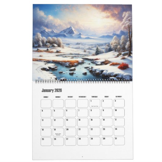 Niedliche Kunst oder Foto Grosses Kalender (Jan 2026)