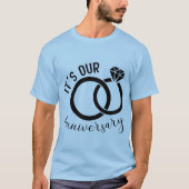 Niedliche Kunst unseres Jubiläums T-Shirt (Vorderseite)