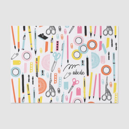 Niedliche Kunstdruckpapier Seidenpapier (Vorderseite)