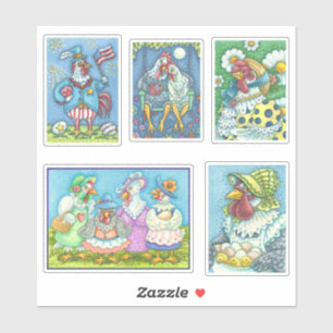 NIEDLICHE KUNSTKUNST, WEIZCHIKKEN UND HÄNDSCHEIBEN AUFKLEBER