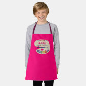 Niedliche Künstler Palette Kids Paint Smock Schürz Schürze (Getragen)