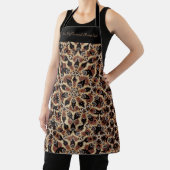 Niedliche Künstlerische Leopard Print & Quote Schürze (InSitu)