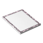 Niedliche Kunstlinien Notepad Notizblock (angewinkelt)