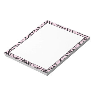 Niedliche Kunstlinien Notepad Notizblock