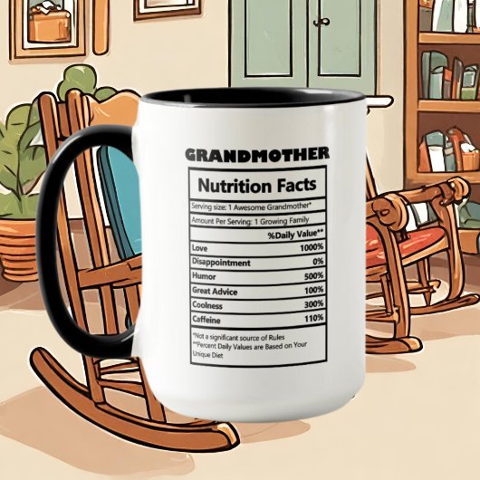 niedliche Kunstwerke von Großmutter Tasse