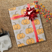 Niedliche Kürbis Pattern Halloween Geschenkpapier