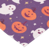 Niedliche Kürbis und Geister Tischdecke (Schrägansicht)