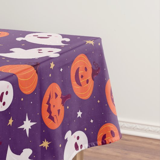 Niedliche Kürbis und Geister Tischdecke (Beispiel)