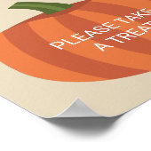 Niedliche Kürbisbabys sind Sweet-Fall-Baby-Dusche Poster (Ecke)