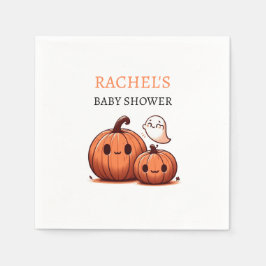 Niedliche Kürbisfallen Halloween-Kinderdusche Serviette