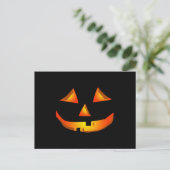 Niedliche Kürbisgefecht Halloween-Kürbislaterne Postkarte (Stehend Vorderseite)
