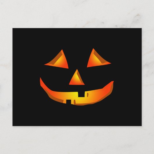 Niedliche Kürbisgefecht Halloween-Kürbislaterne Postkarte (Vorderseite)