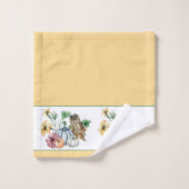 Niedliche Kürbisgewächse Badhandtuch Set (Waschlappen)
