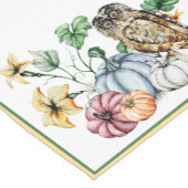 Niedliche Kürbisgewächse Kurzer Tischläufer (Ecke)