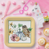 Niedliche Kürbisgewächse Pappteller (Party)