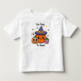 Niedliche Kürbishexe Halloween Vector Art Kleinkind T-shirt