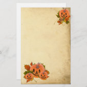 Niedliche Kürbiskins Briefpapier (Vorne/Hinten)