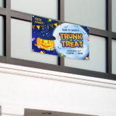 Niedliche Kürbiskrösche Halloween Kandy Trunk oder Banner (Äußeres Gebäude)