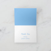 Niedliche Kürbiskröten-Kinderdusche Dankeskarte (Innenseite)