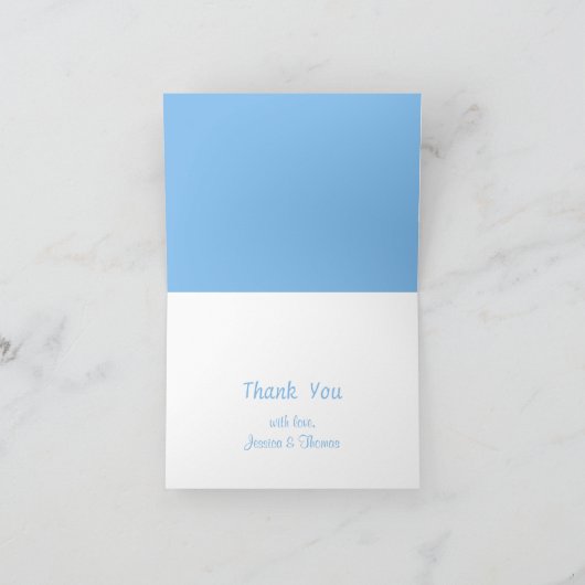 Niedliche Kürbiskröten-Kinderdusche Dankeskarte (Innenseite)