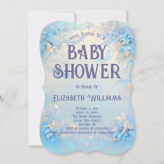 Niedliche Kürbiskugel Halloween-Kinderdusche Einladung (Vorderseite)