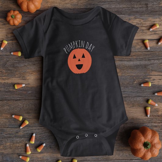 Niedliche Kürbislaterne des ersten Halloween Pumpk Baby Strampler