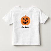 Niedliche Kürbislaterne Pumpkin Orange Halloween N Kleinkind T-shirt (Vorderseite)