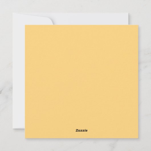 Niedliche Kürbissimulation Feiertagskarte (Rückseite)