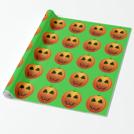 Niedliche Kürme auf Halloween-Mustertafel Geschenkpapier