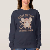 Niedliche KURSE AUF SHIFT Jerboa Kaffee Sweatshirt (Vorderseite)