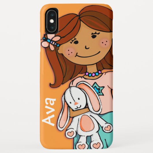 Niedliche Kuschelhase Case-Mate iPhone Hülle (Rückseite)