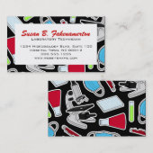 Niedliche Labormuster-Visitenkarte Visitenkarte (Vorne/Hinten)