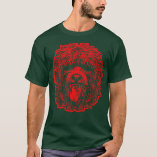 Niedliche Labradle mit Zungenstich aus roter Versi T-Shirt