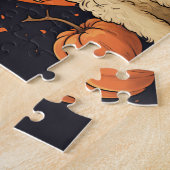 Niedliche Labradoodles Hund/Halloween Puzzle (Seite)