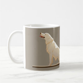 Niedliche Labrador Retriever Hundefamilie Kaffeetasse